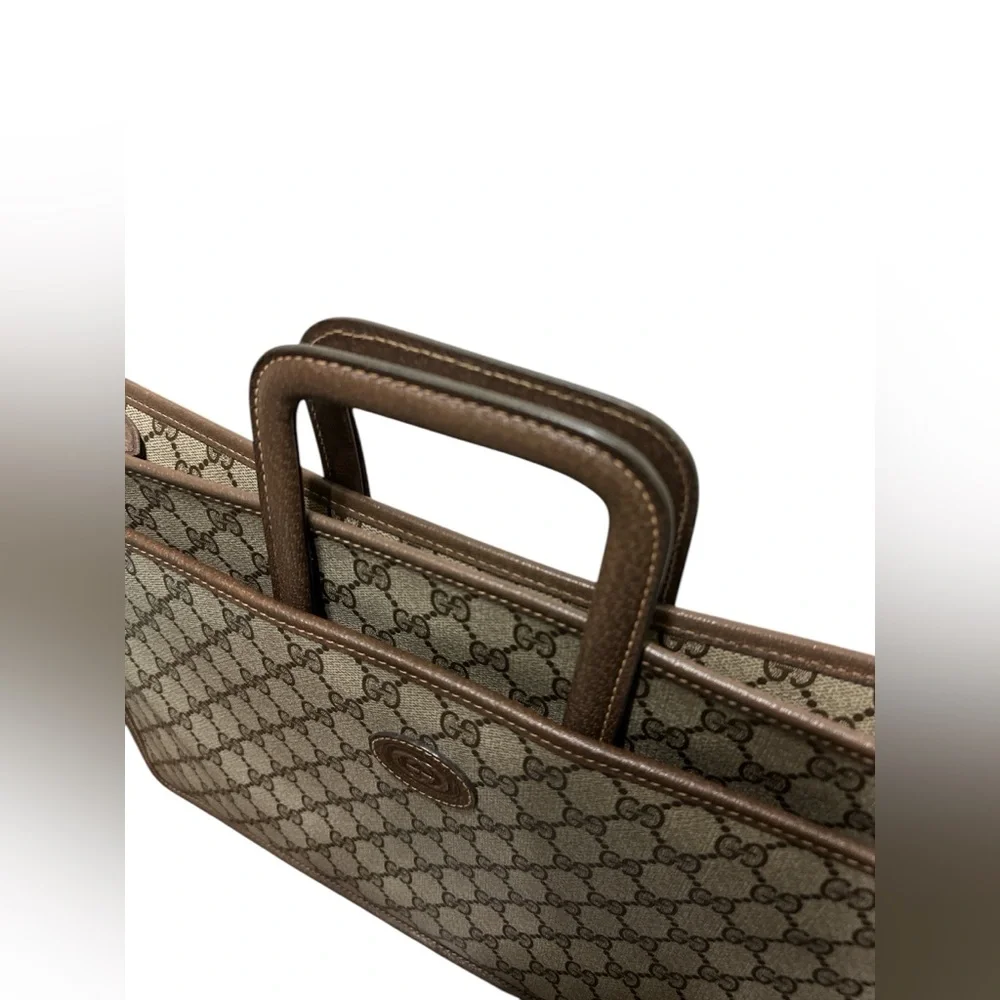 Vintage GUCCI GG attaché/briefcase